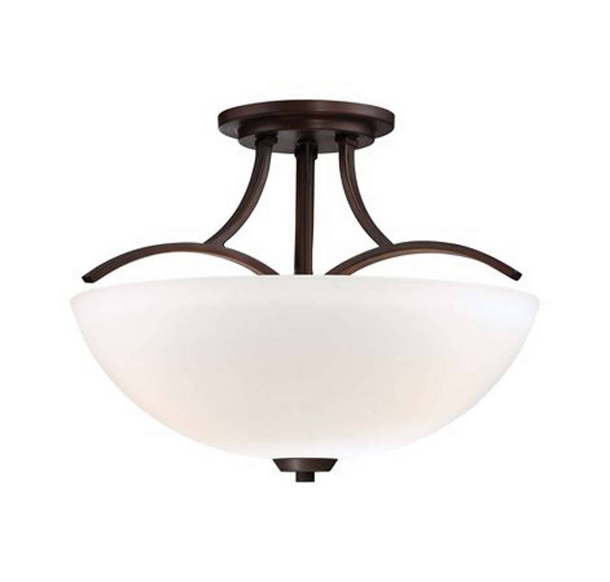 Minka Lavery Overland Park 3-Light Ceiling Light in Vintage Bronze