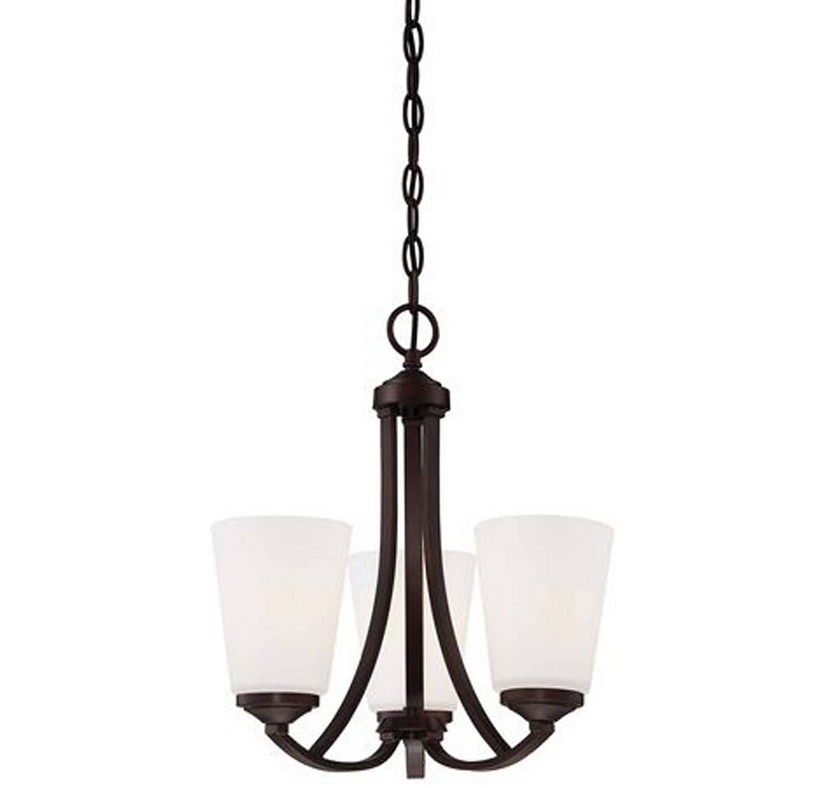 Minka Lavery Overland Park 3-Light Transitional Chandelier in Vintage Bronze