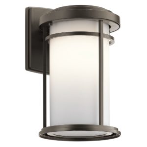 Kichler Toman 1-Light Medium Outdoor Wall Lantern in Olde Bronze