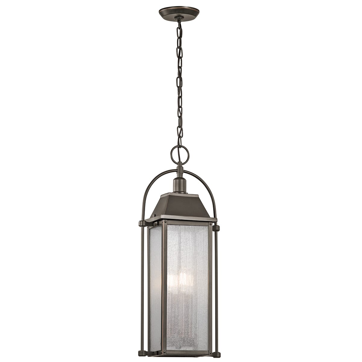 Kichler Harbor Row 4-Light Outdoor Hanging Pendant in Olde Bronze