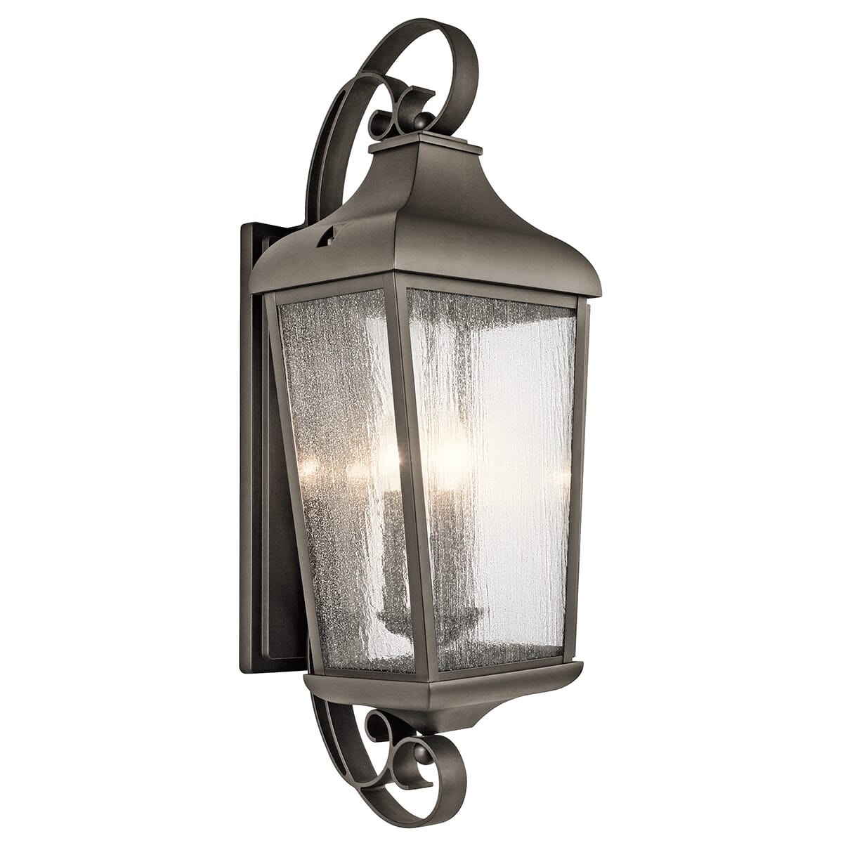 Kichler Forestdale 3-Light XLarge Outdoor Wall Lantern in Olde Bronze