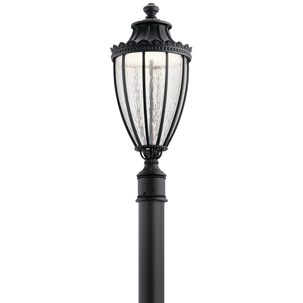 Kichler Wakefield 25.5" Outdoor Post Lantern in Textured Black