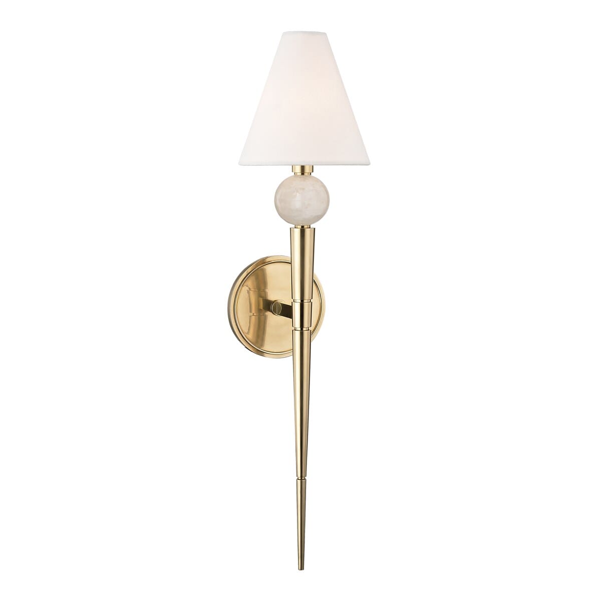 Hudson Valley Vanessa by Corey Damen Jenkins Wall Sconce in Aged Brass