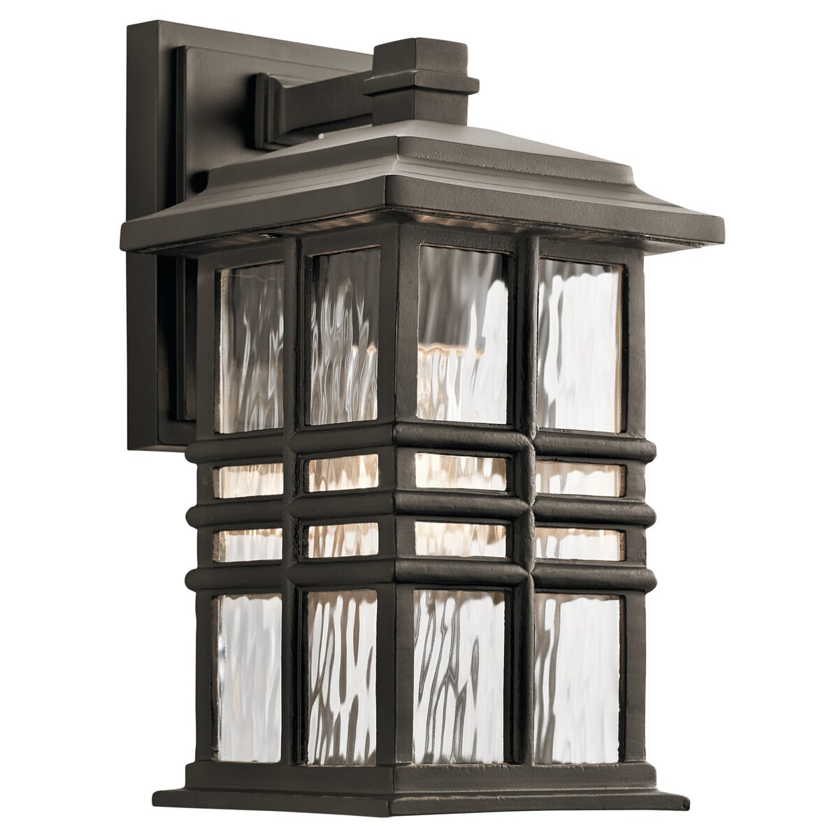 Kichler Beacon Square 12" Outdoor Wall Sconce in Olde Bronze