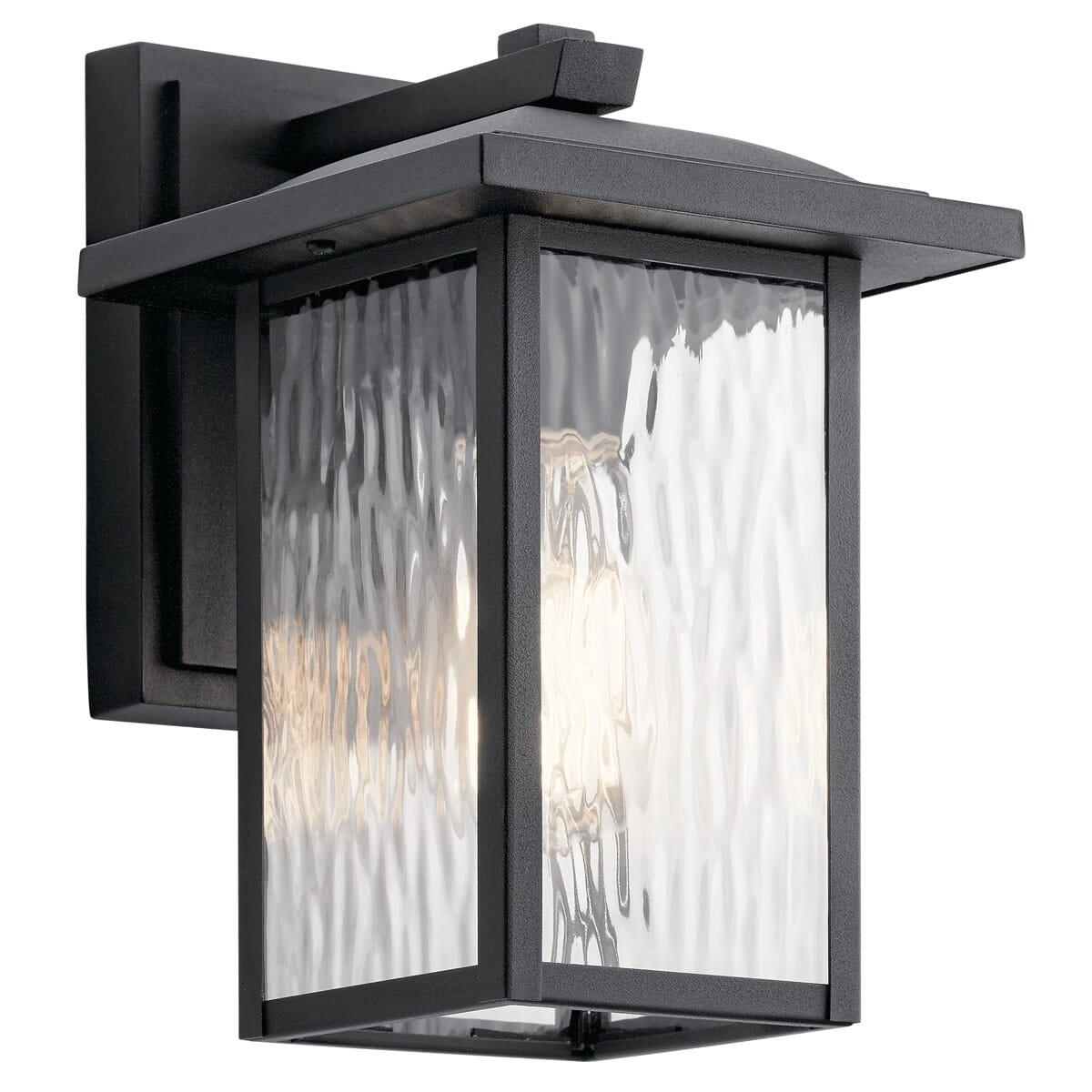 Kichler Capanna Outdoor Wall 1-Light in Textured Black