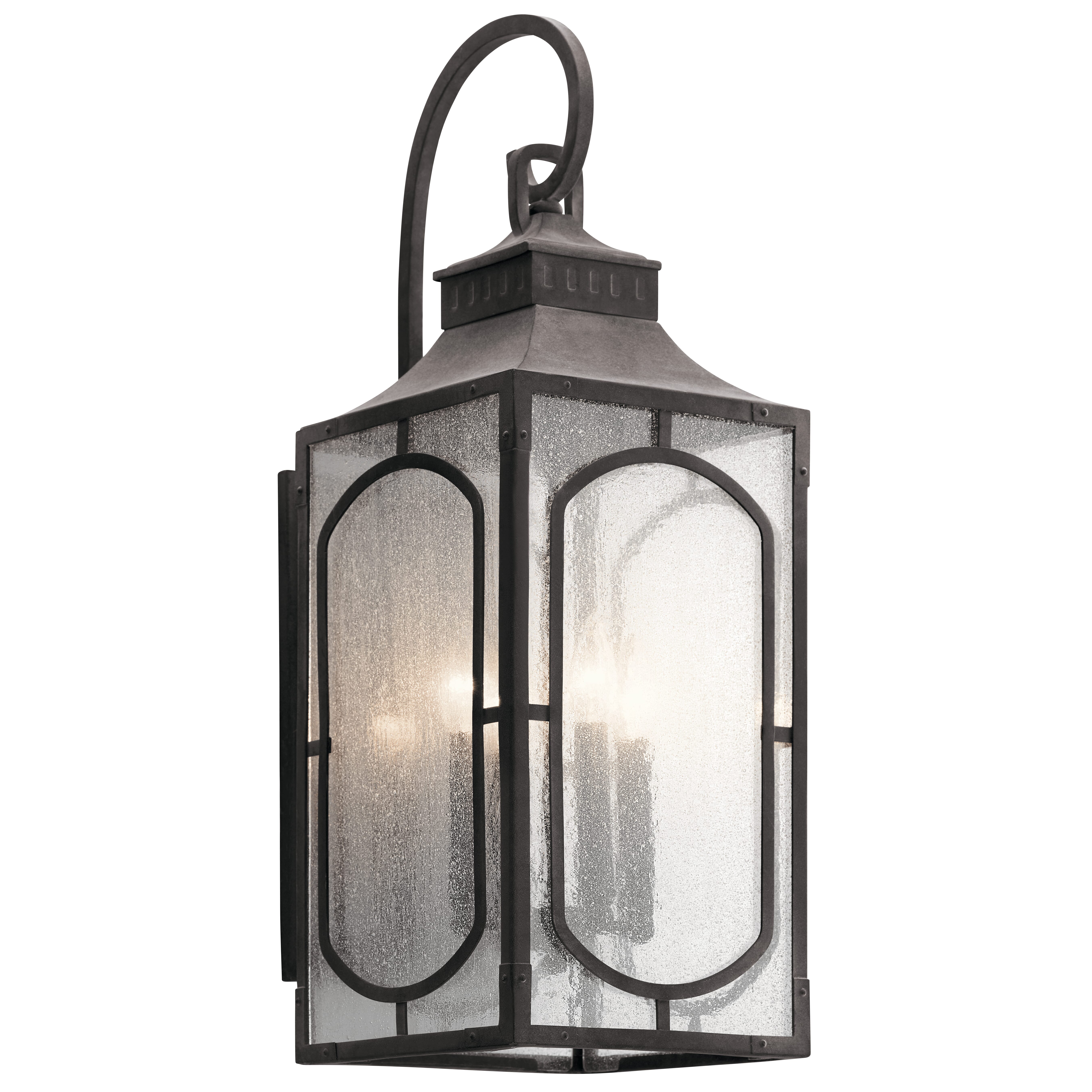 Kichler Bay Village Outdoor Wall 4-Light in Weathered Zinc