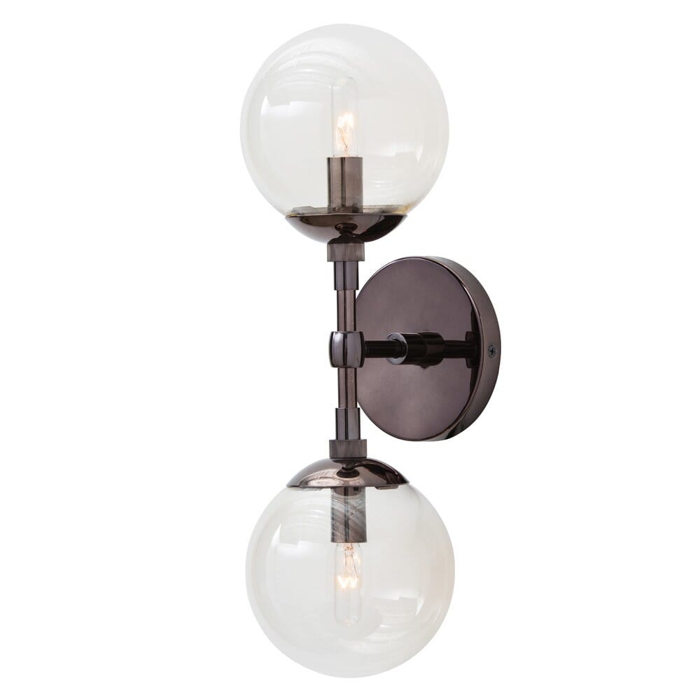 Arteriors Polaris 17" 2-Light Sconce in Brown Nickel