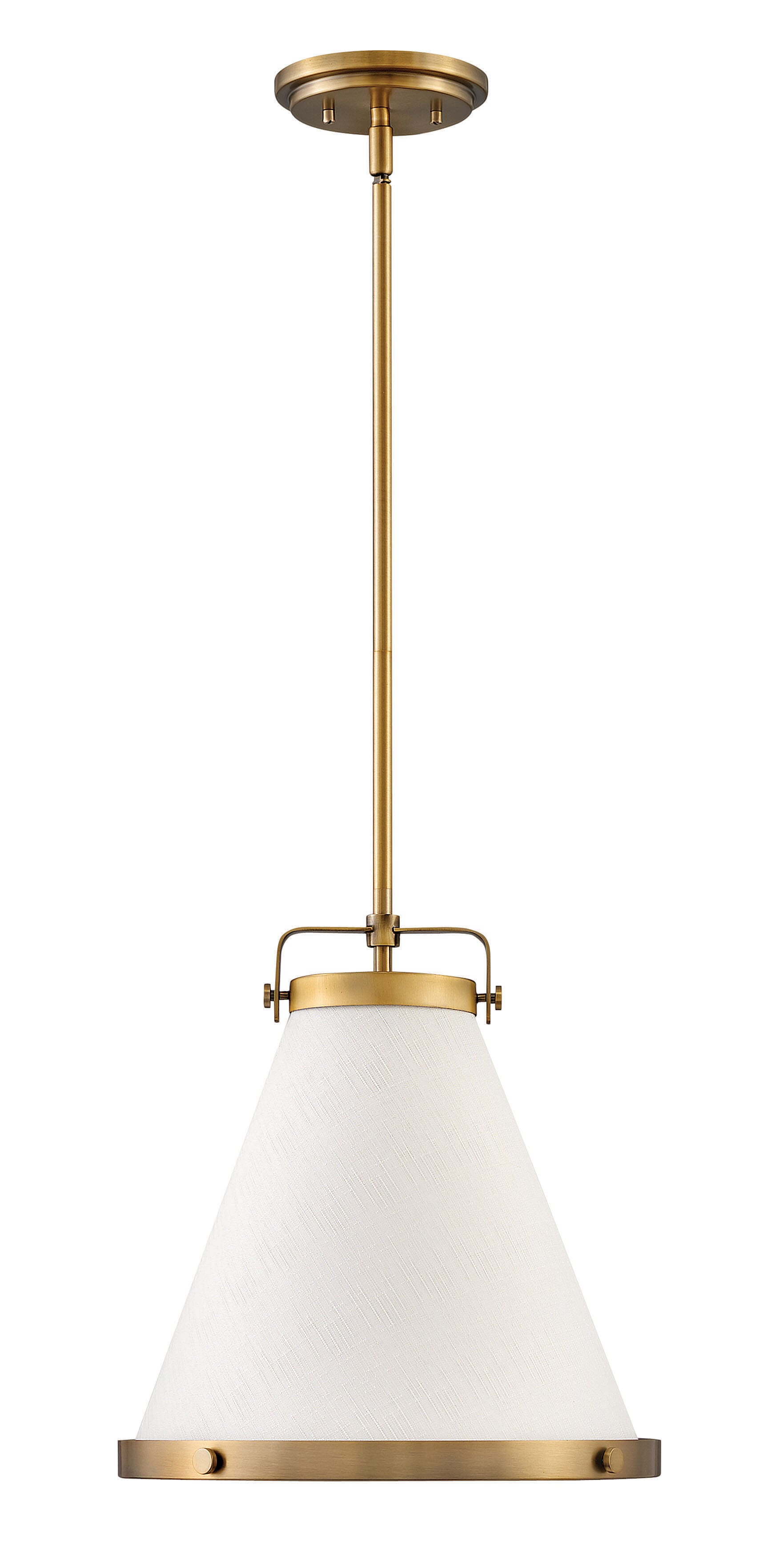 Hinkley Lark 15" Pendant Light in Lacquered Brass