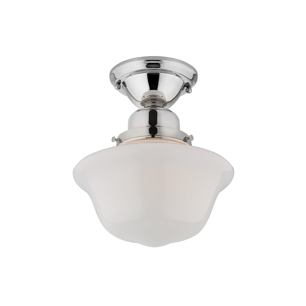 Hudson Valley Edison Collection Ceiling Light in Polished Nickel