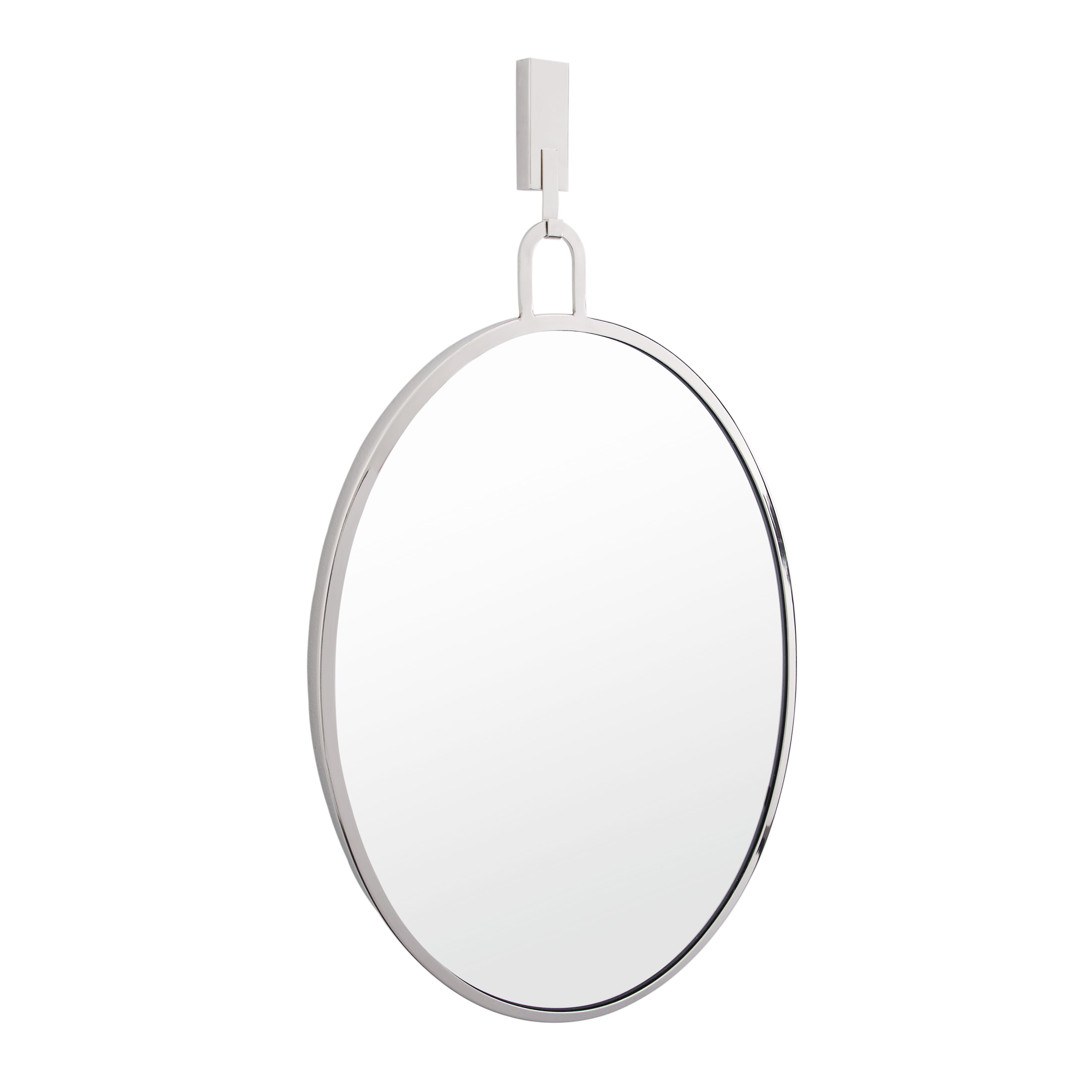 Varaluz Stopwatch 22" x 33" Mirror in Polished Nickel