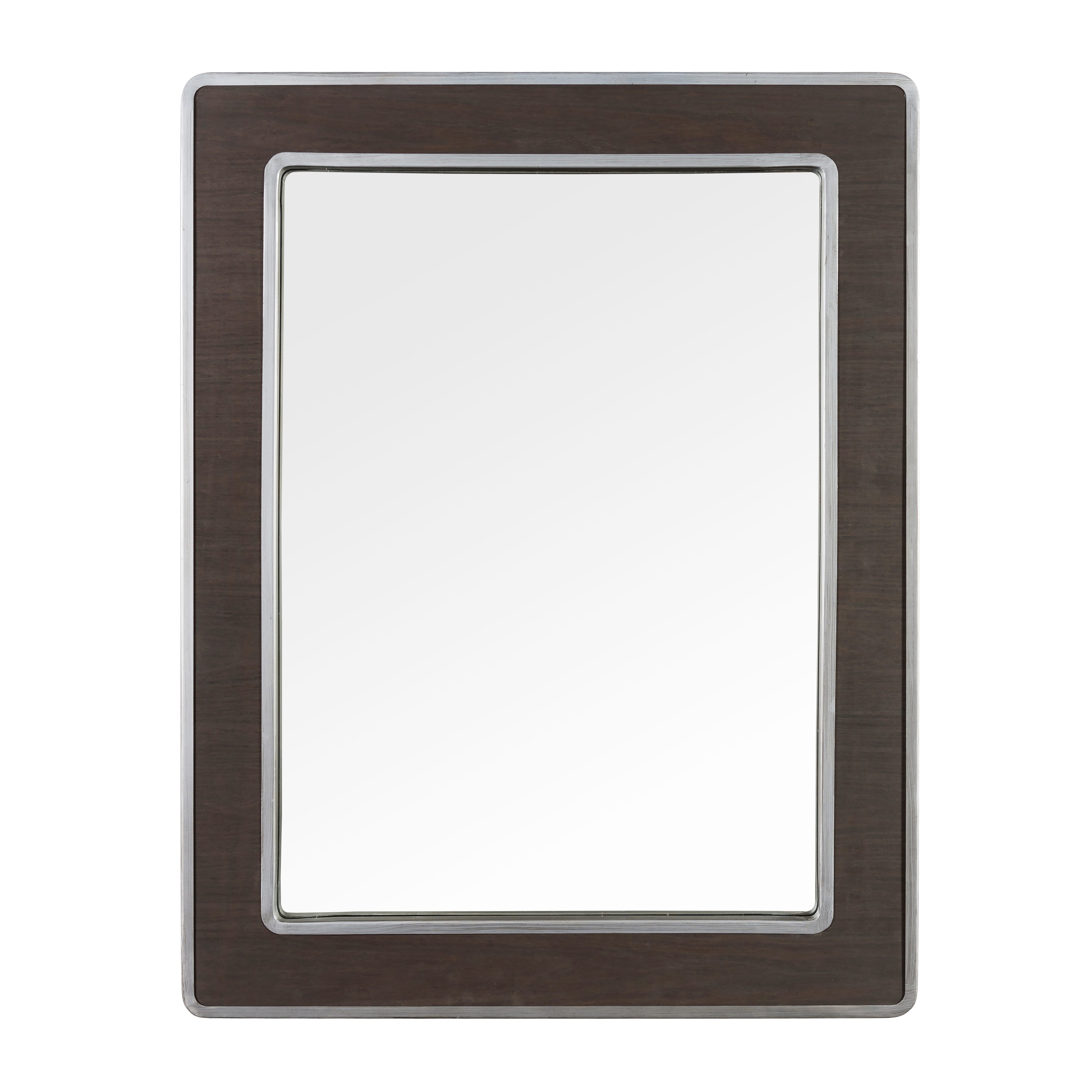 Varaluz Macie 28" x 36" Mirror in Farmhouse Steel and Reclaimed Wood