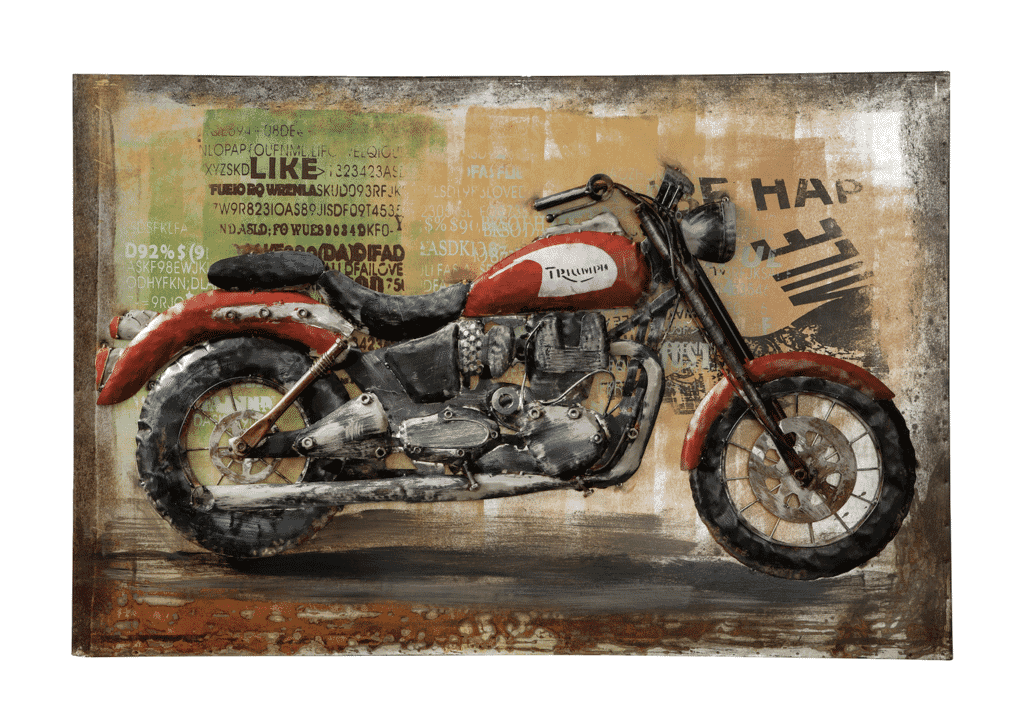 Varaluz Triumph in Motorcycle Wall Art