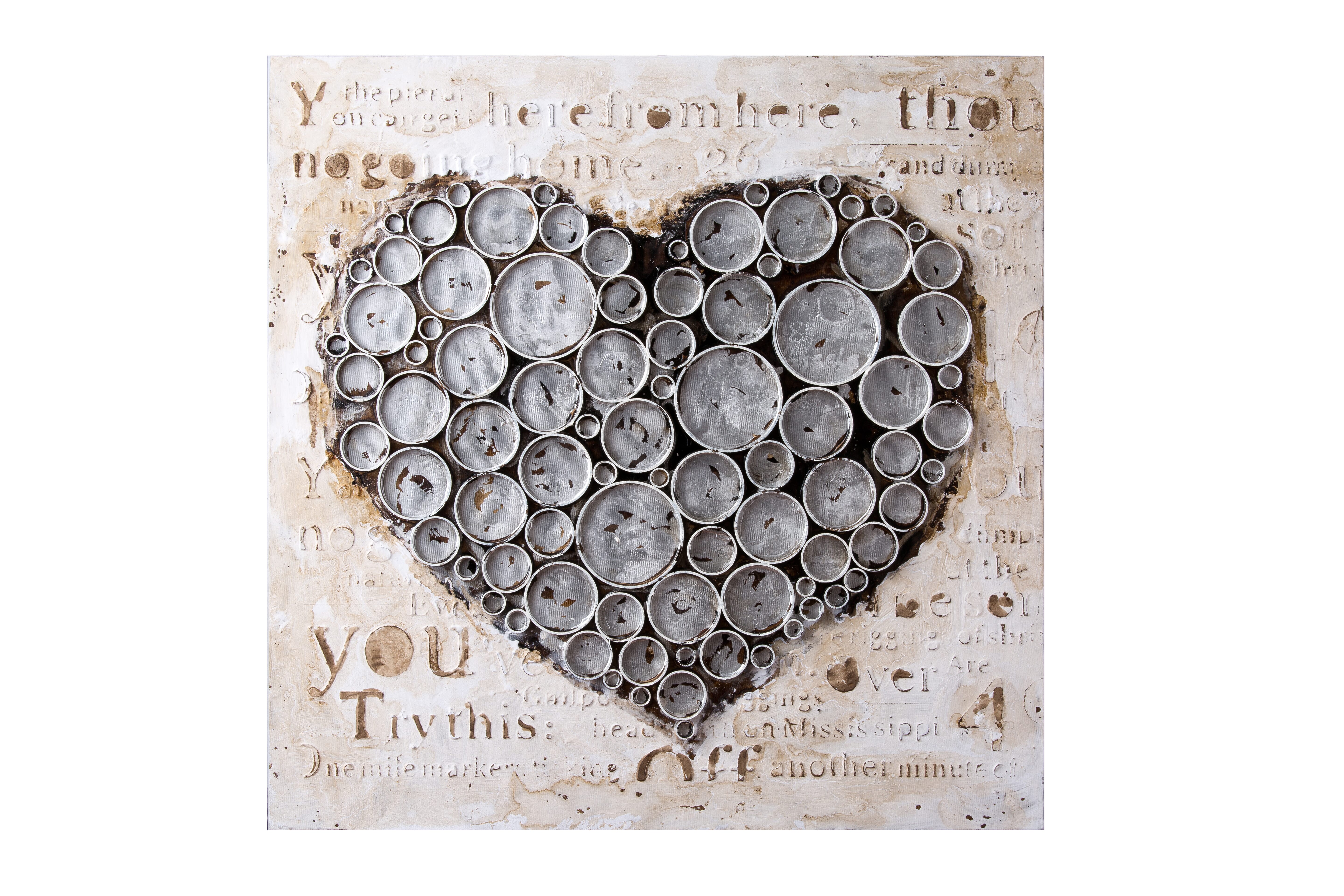 Varaluz Work Of Heart Silver MixedinMedia Wall Art