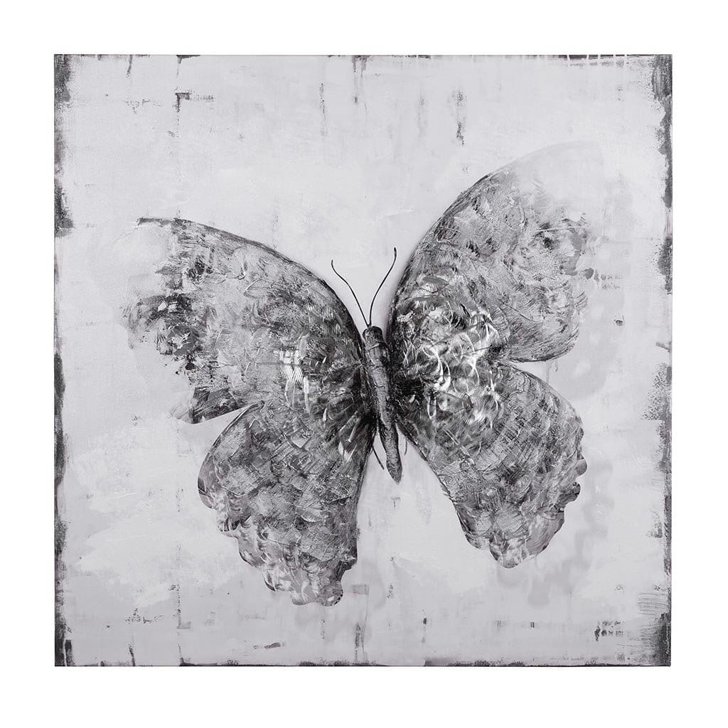 Varaluz Flutter Black and White Mixed Media Wall Art