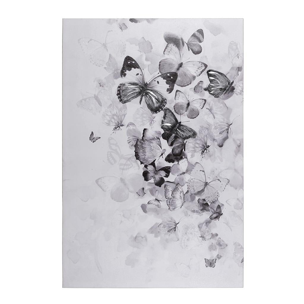 Varaluz Kaleidoscope Black and White Mixed Media Butterfly Art