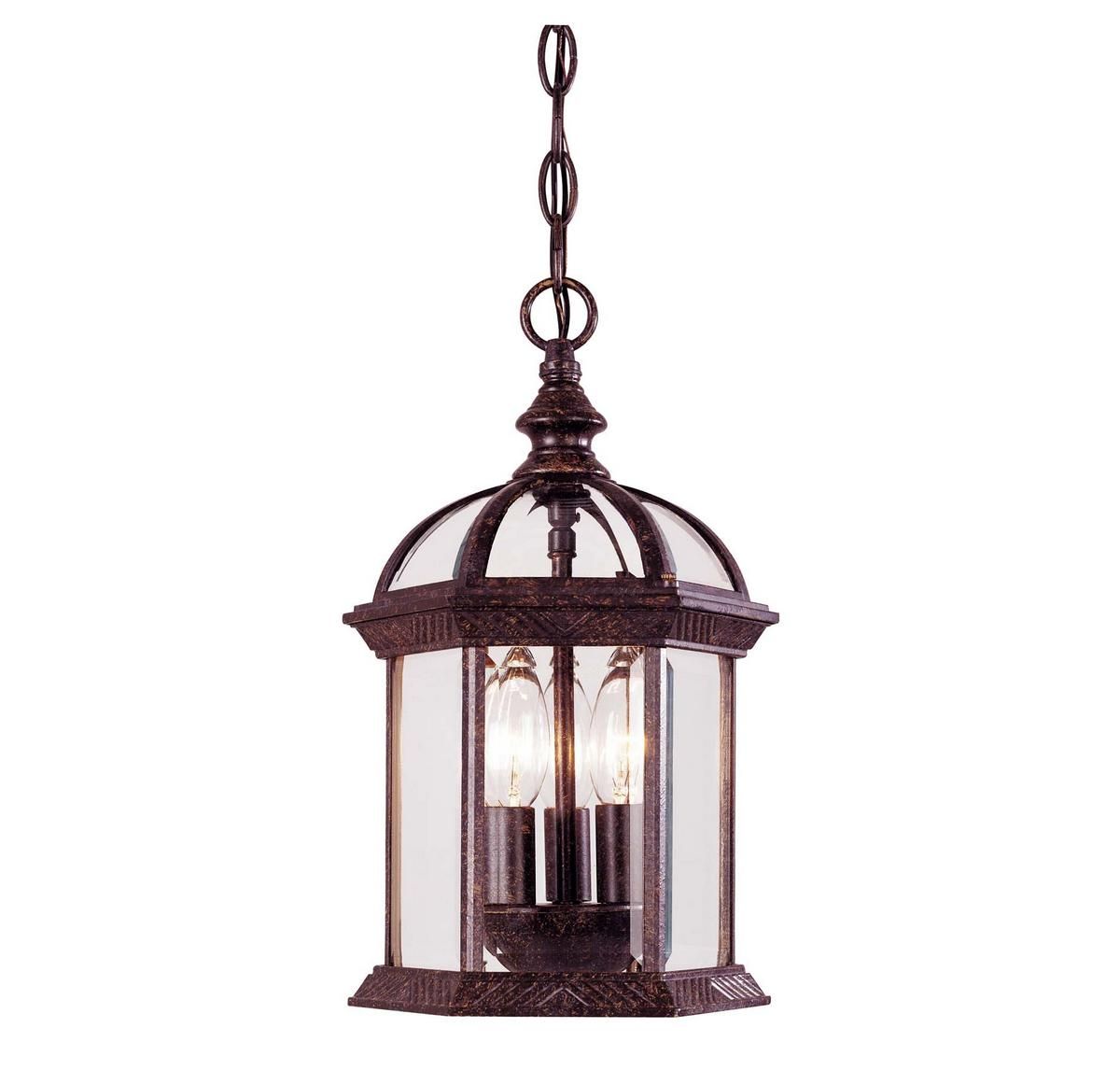 Savoy House Kensington Outdoor Hanging Lantern in Rustic Bronze