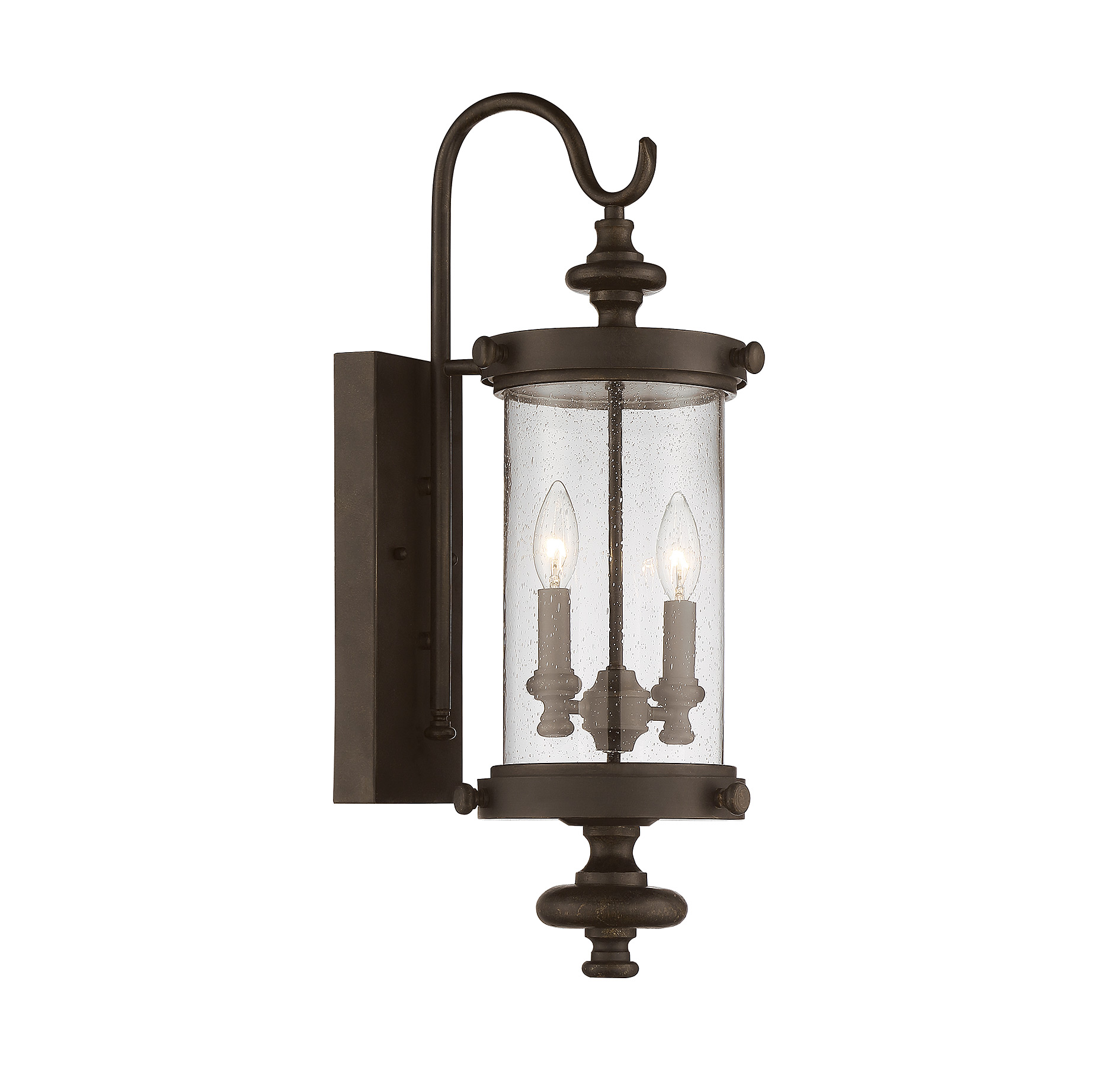 Savoy House Palmer Outdoor Wall Lantern in Walnut Patina