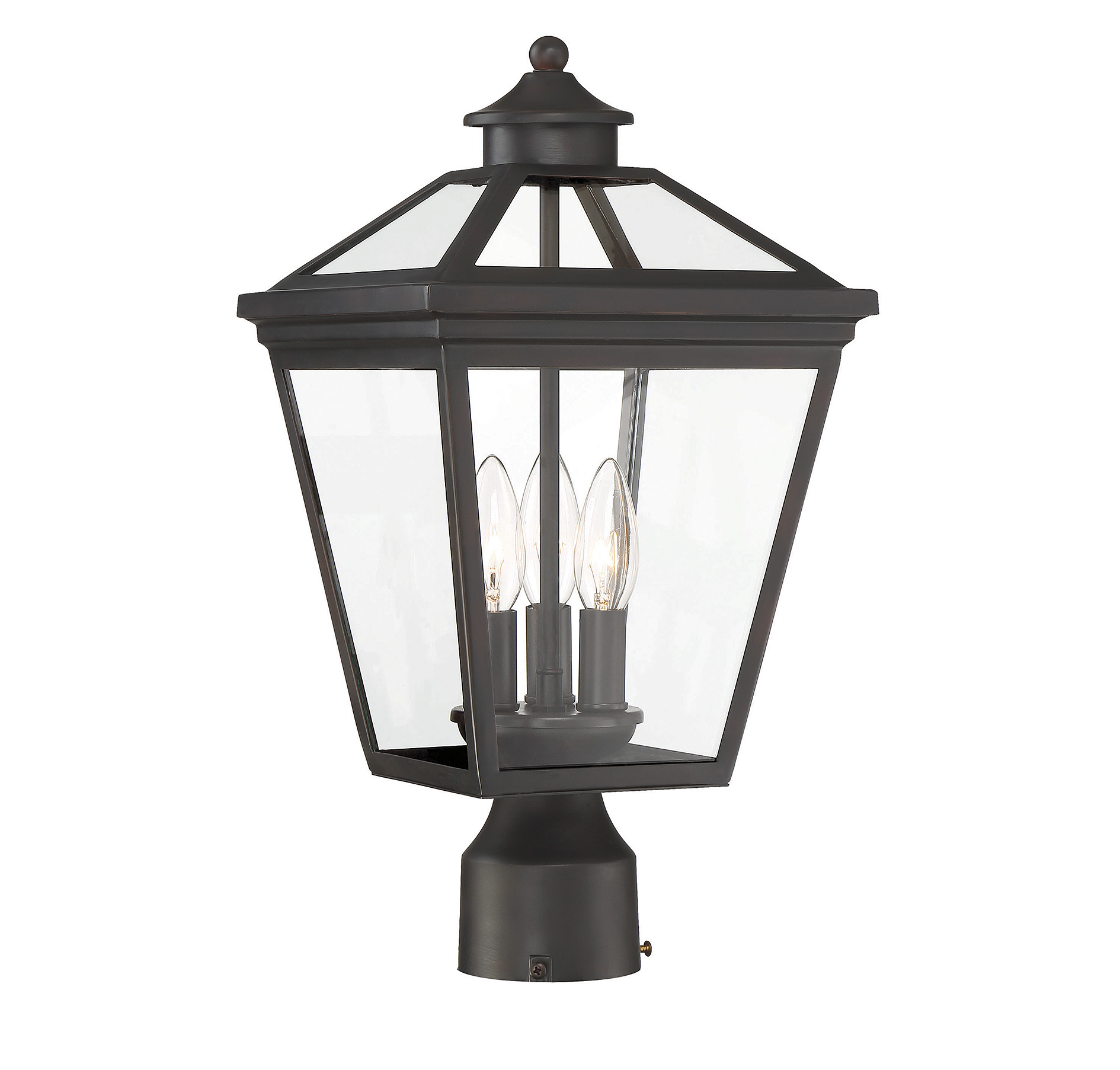 Savoy House Ellijay 3-Light Post Lantern in English Bronze