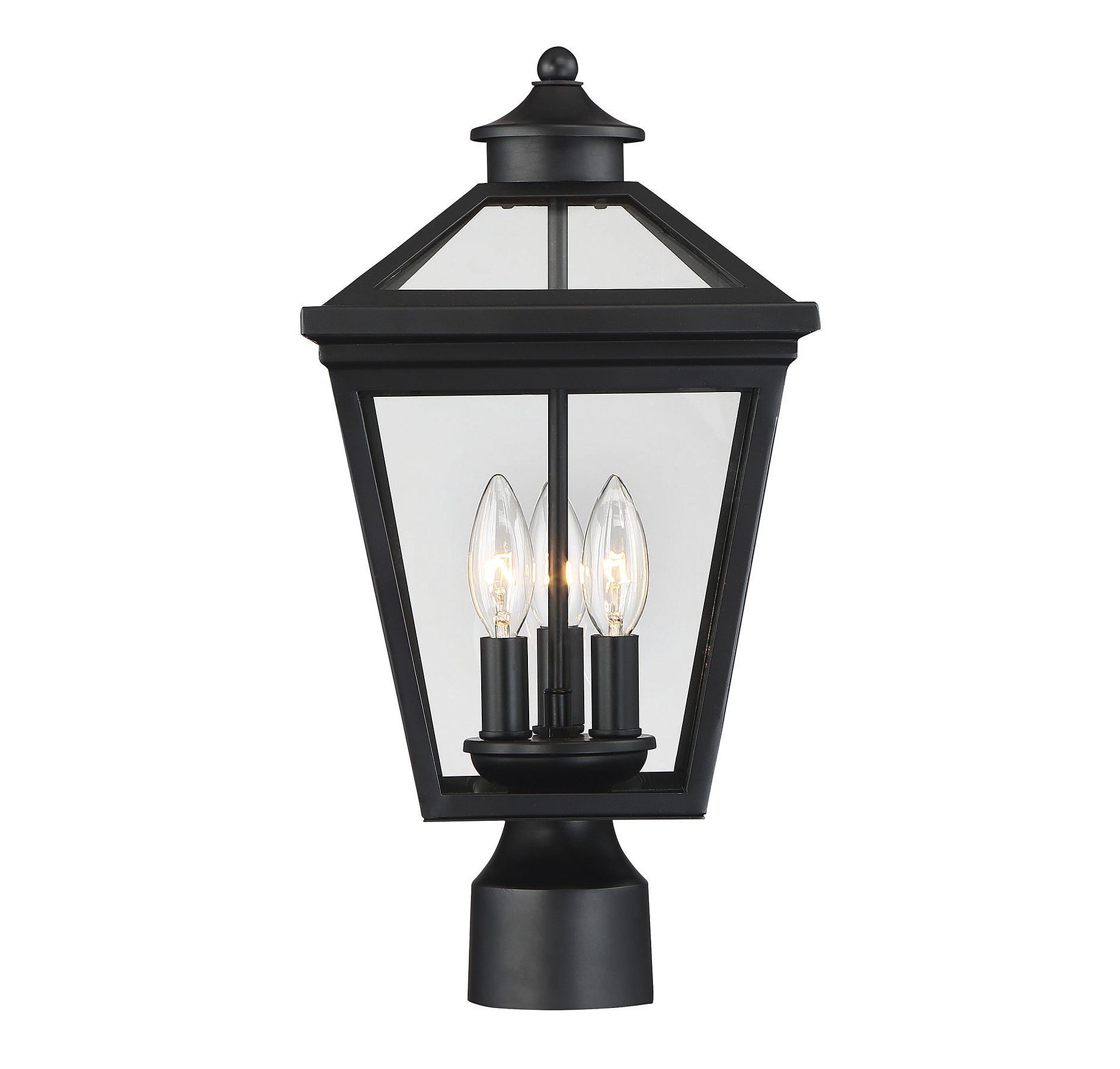 Savoy House Ellijay Post Lantern in Black