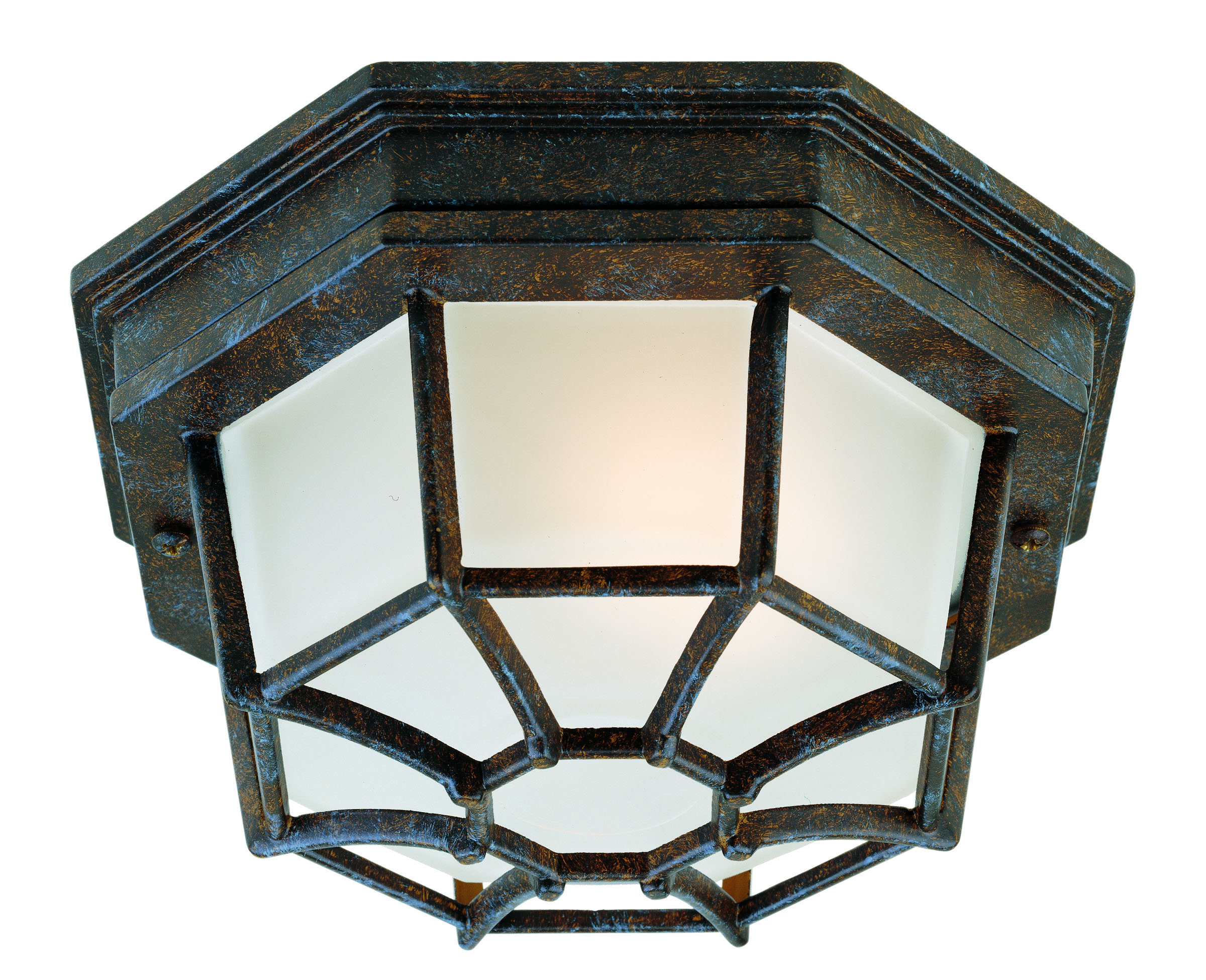 Savoy House 9" Outdoor Ceiling Light in Rustic Bronze