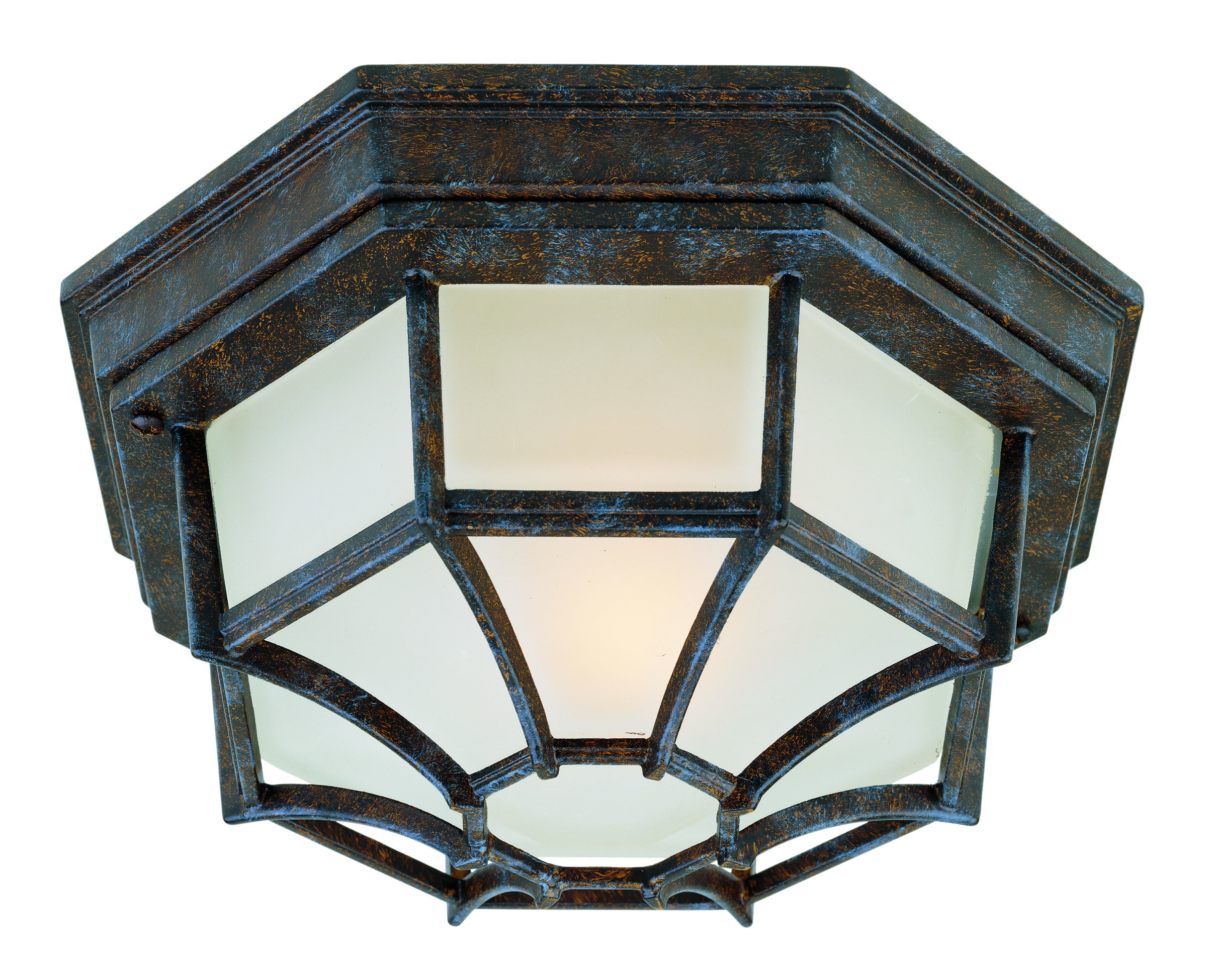 Savoy House 11" Outdoor Ceiling Light in Rustic Bronze