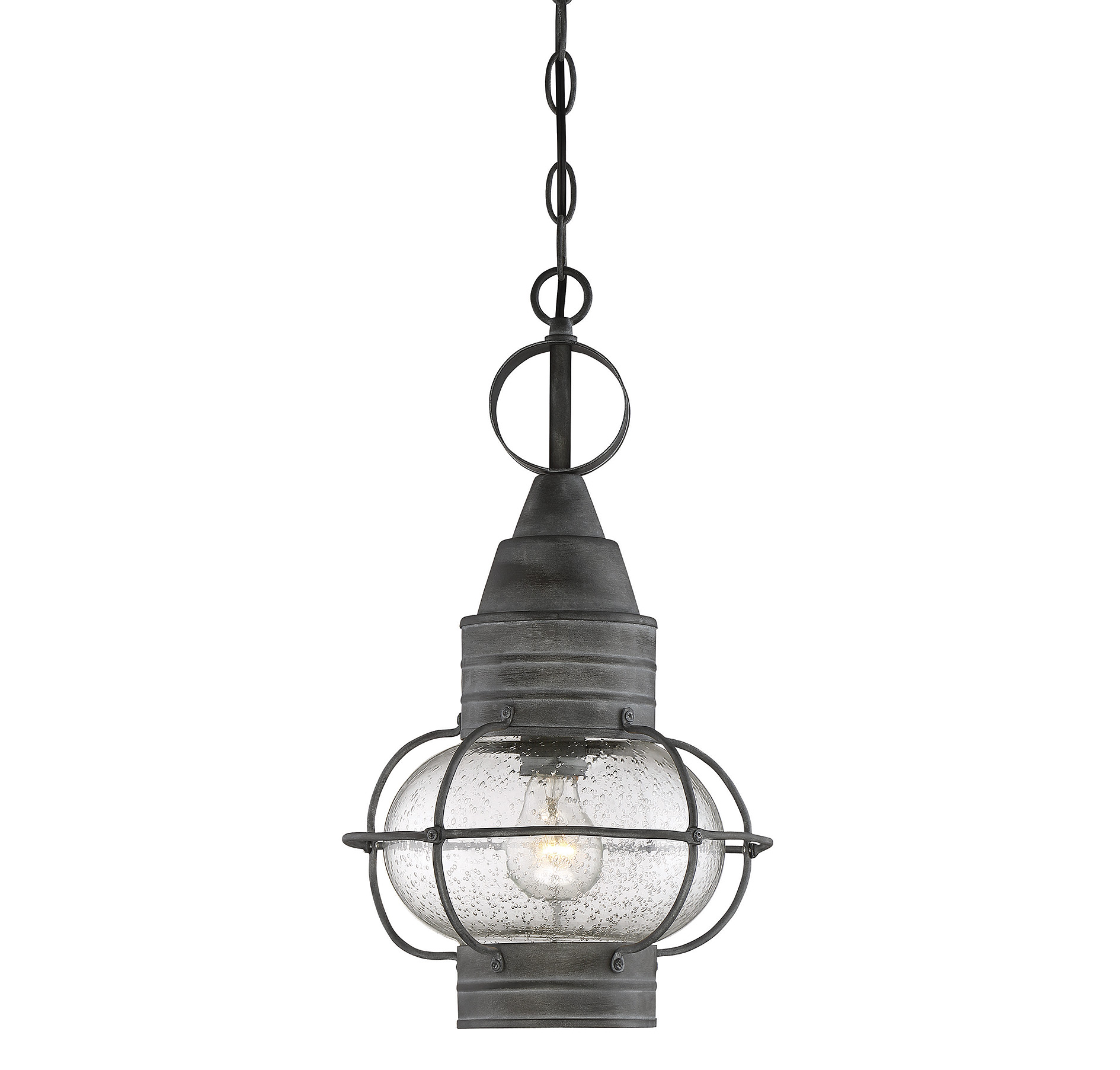 Savoy House Enfield Outdoor Hanging Lantern in Oxidized Black