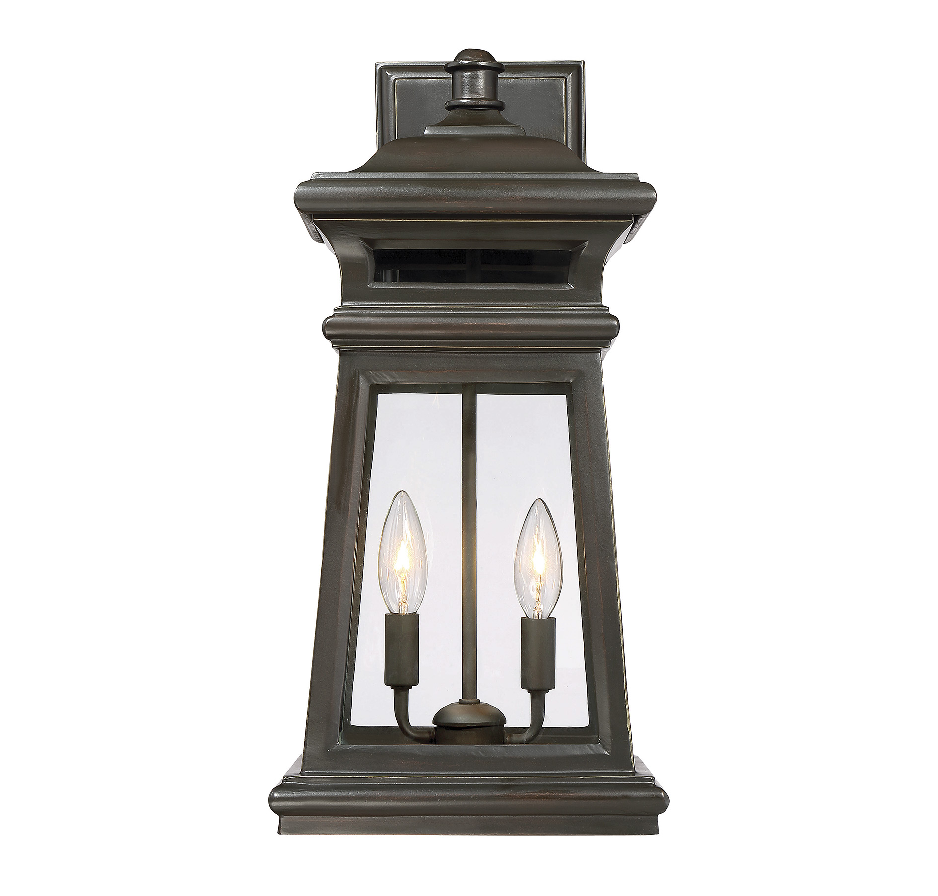 Savoy House Sierra Outdoor Wall Lantern in English Bronze w/ Gold