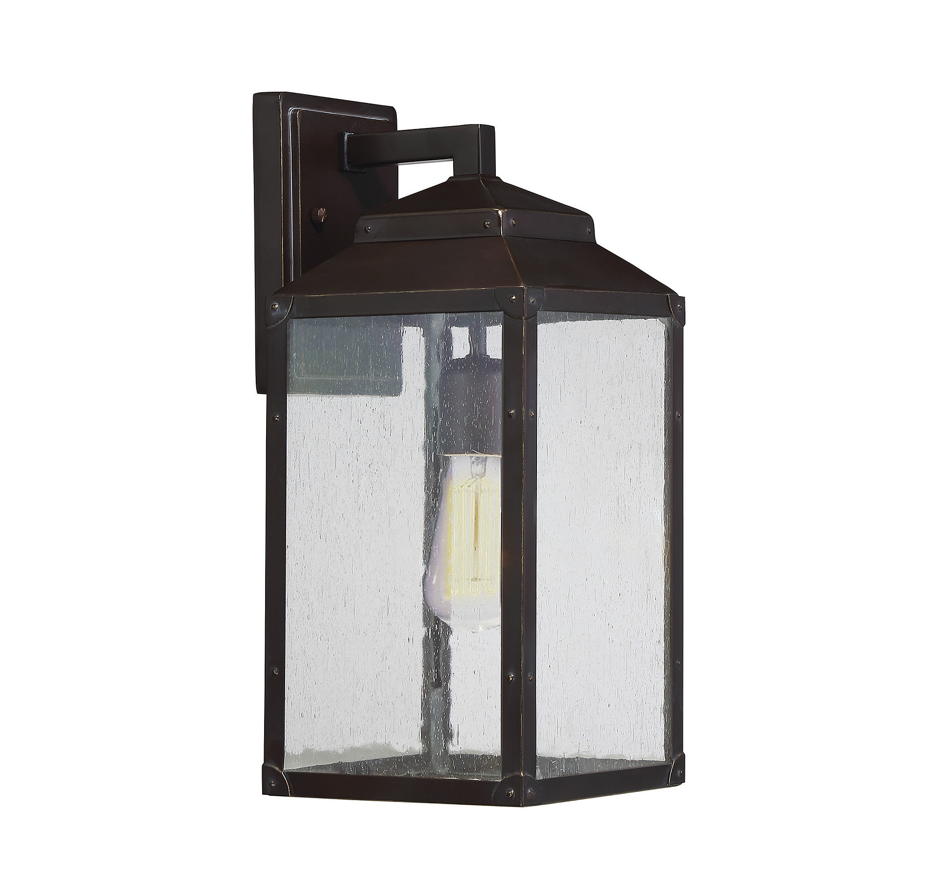 Savoy House Brennan Outdoor Wall Lantern in English Bronze