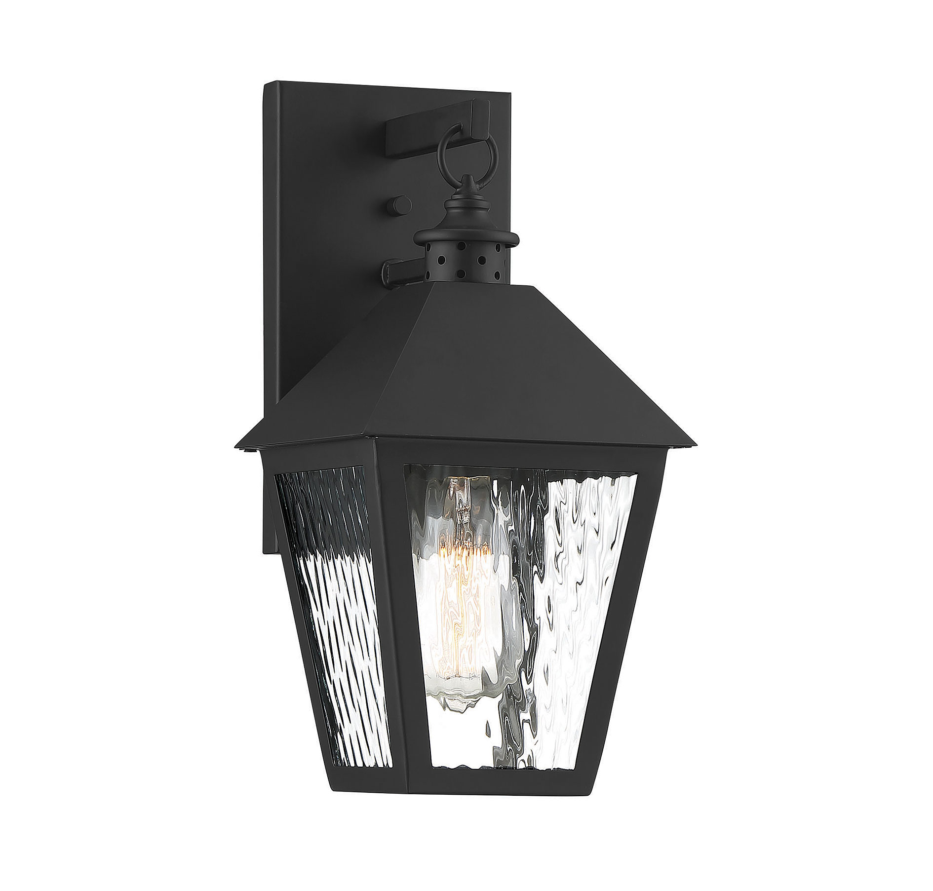 Savoy House Harrison Outdoor Wall Lantern in Matte Black