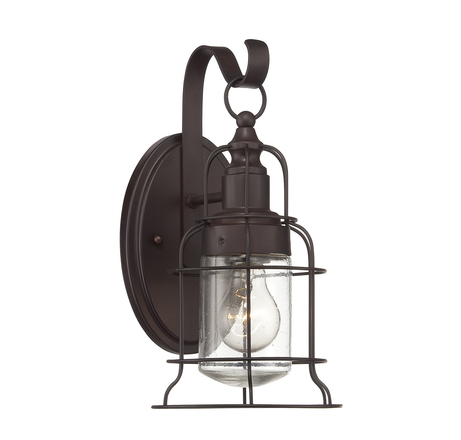 Savoy House Scout Small Outdoor Wall Lantern in English Bronze