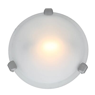 Access Lighting Nimbus 3.25" Frosted Glass Flush Mount in Satin