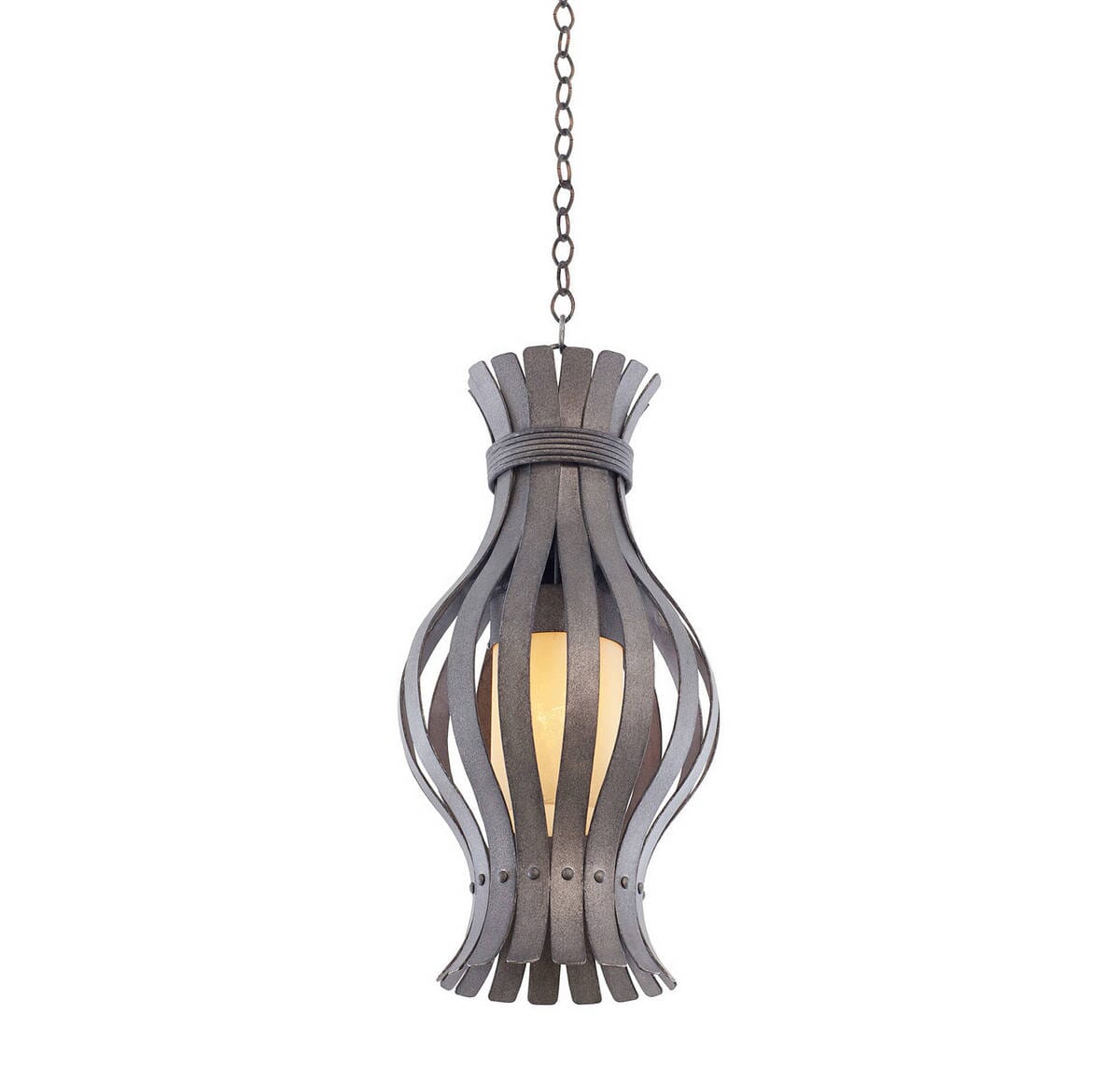 Kalco Holmes 1-Light Medium Pendant in Charcoal