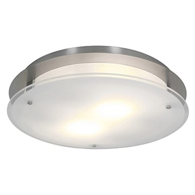 Access Visionround Ceiling Light in Brushed Steel