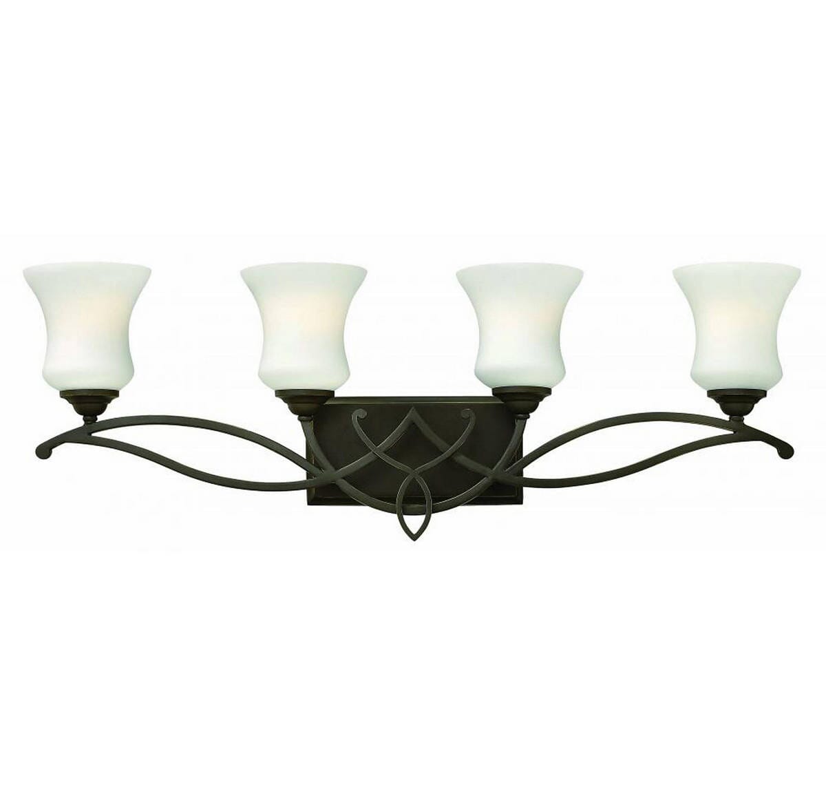 Hinkley Brooke 4-Light Bathroom Vanity Light in Olde Bronze