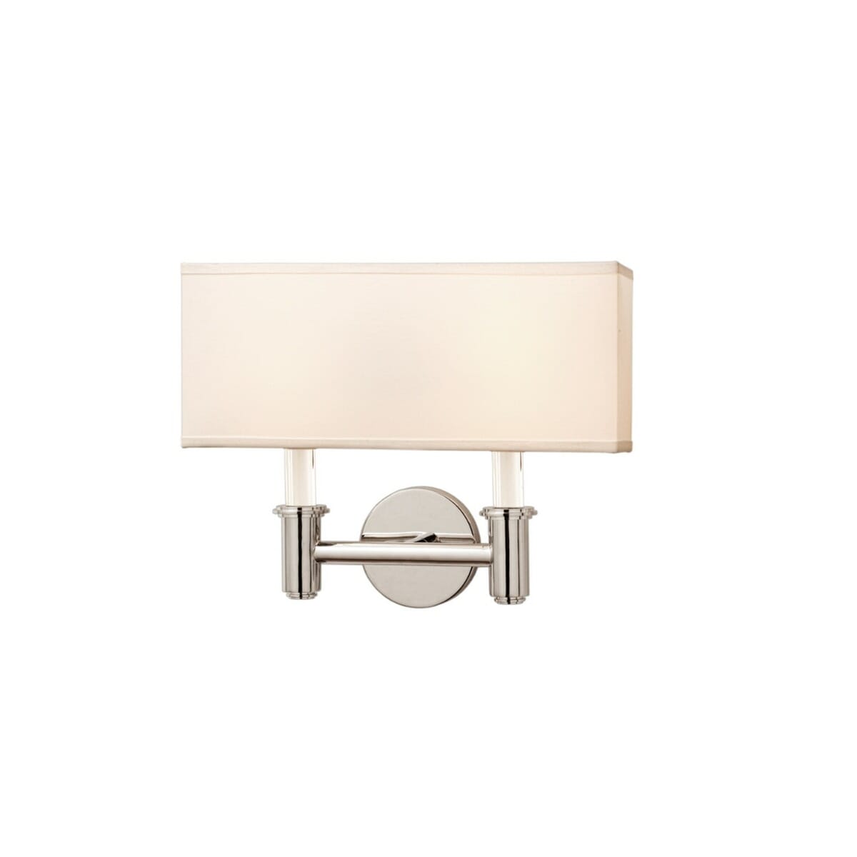 Kalco Dupont 2-Light 11" Wall Sconce in Chrome