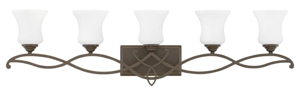 Hinkley Brooke 5-Light Bathroom Vanity Light in Olde Bronze