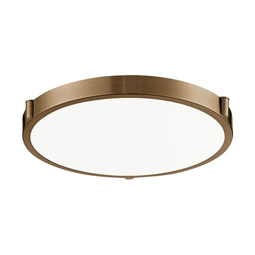 Kuzco Floyd LED Ceiling Light in Vintage Brass