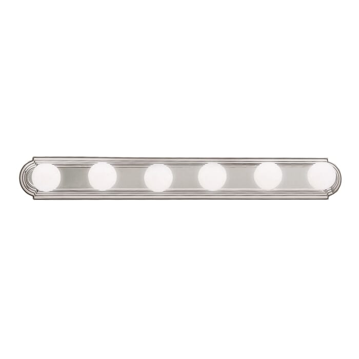 Kichler 6-Light Bathroom Vanity Light in Brushed Nickel