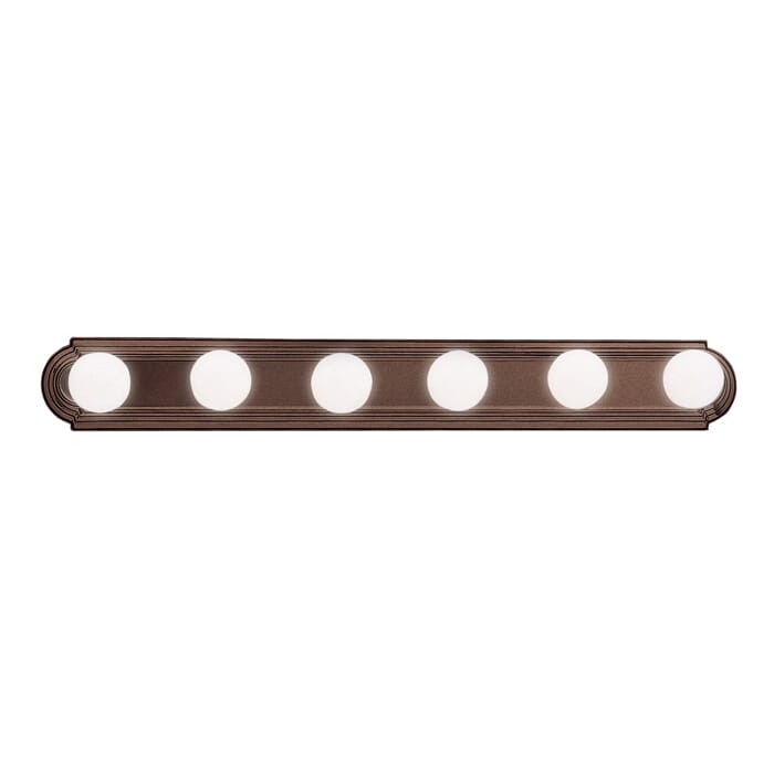 Kichler Signature 6-Light Bathroom Vanity Light in Tannery Bronze