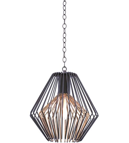 Kalco Metro I Pendant Light in Bronze Gold