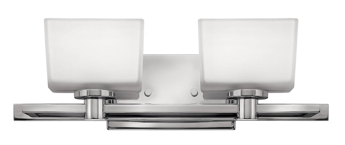Hinkley Taylor 2-Light Bathroom Vanity Light in Chrome