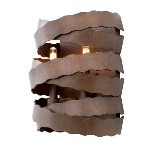 Kalco Fulton 2-Light 12" Wall Sconce in Brownstone