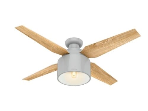 Hunter Cranbrook 52" Indoor Flush Mount Ceiling Fan in Dove Grey