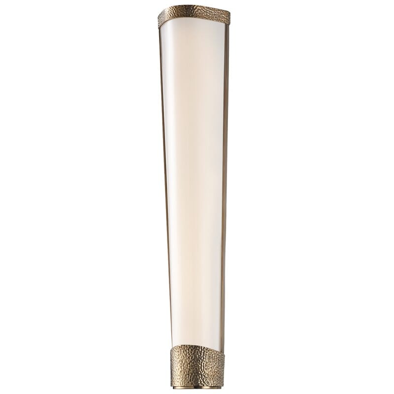 Hudson Valley Park Slope 27" Wall Sconce in Aged Brass