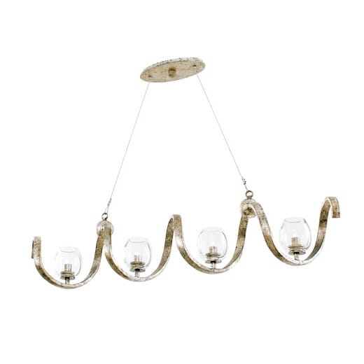 Kalco Madison 6-Light 8" Pendant Light in Platinum