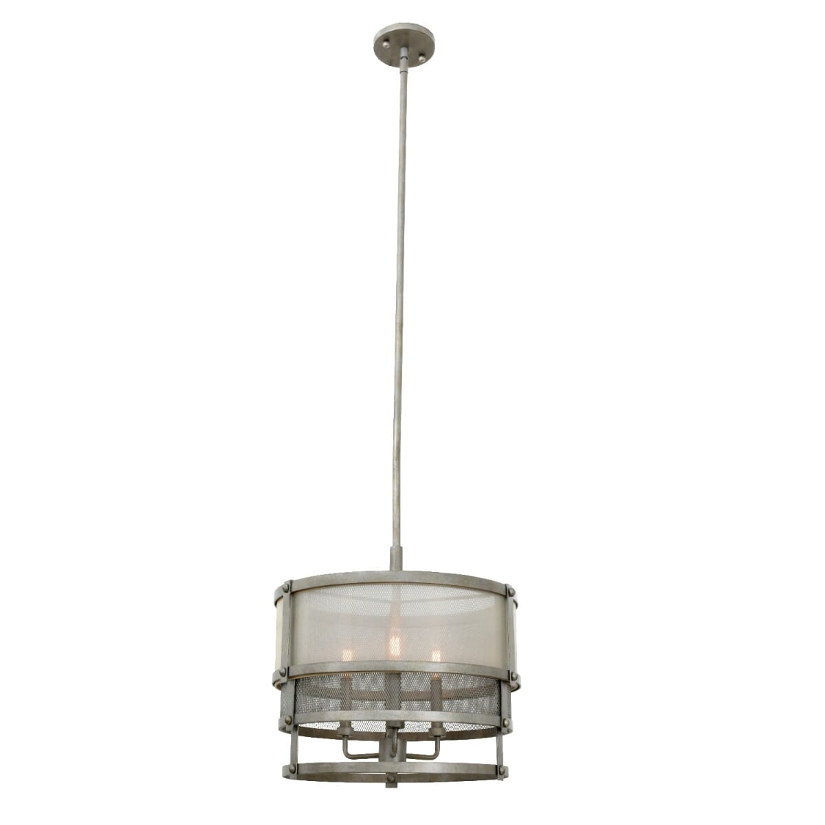 Kalco Delano 3-Light Pendant Light in Bronze Jewel Tone