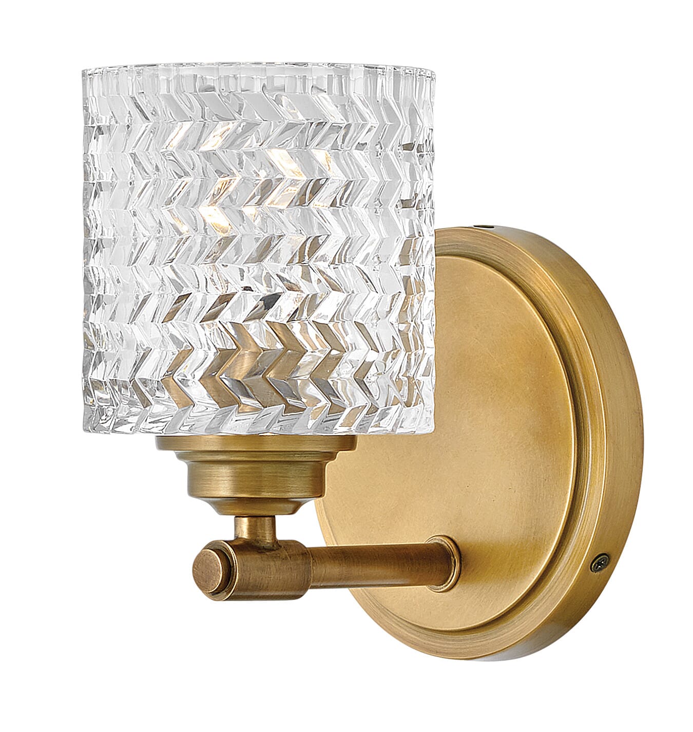 Hinkley Elle 6" Bathroom Vanity Light in Heritage Brass