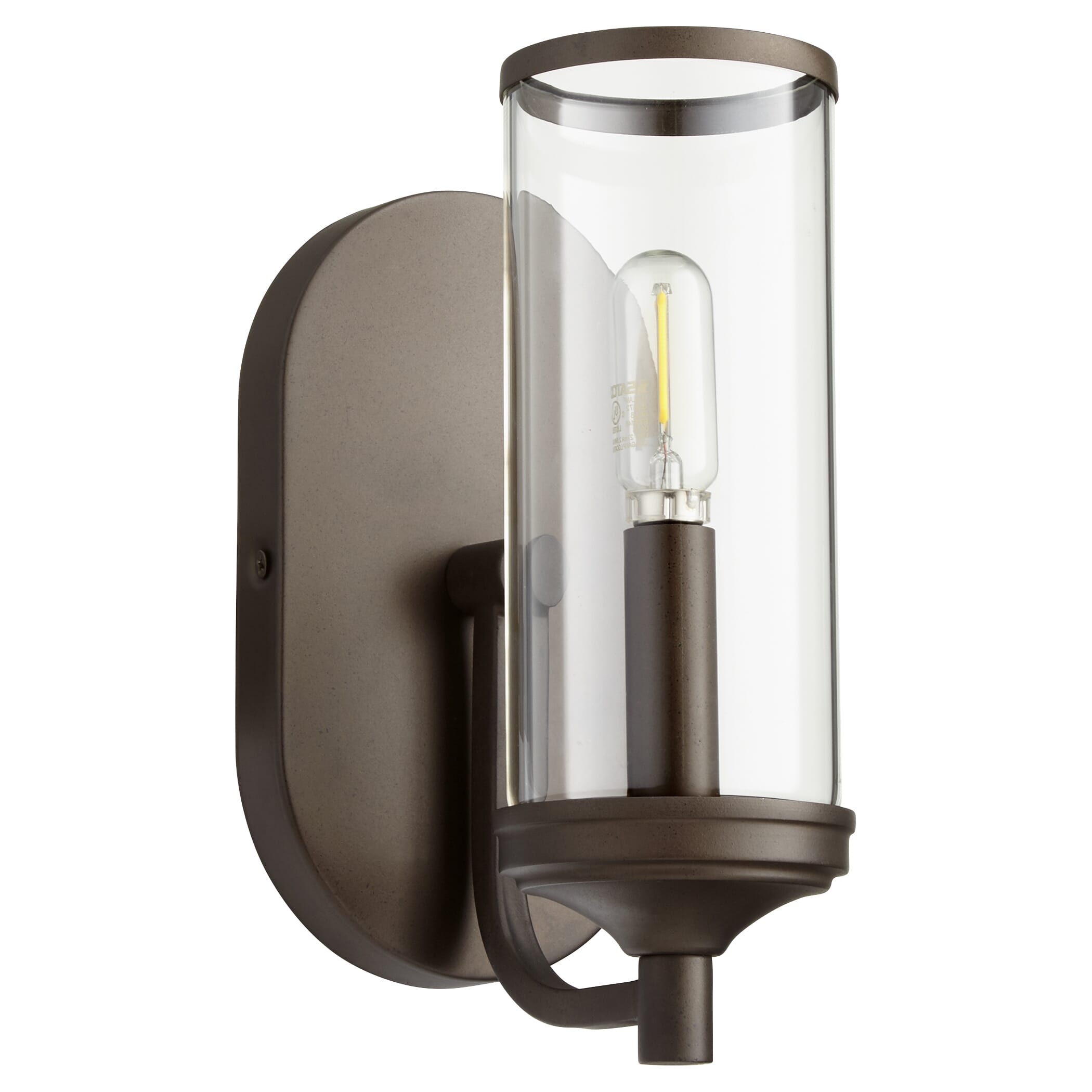 Quorum Collins Wall Sconce in Oil Rubbed Bronze