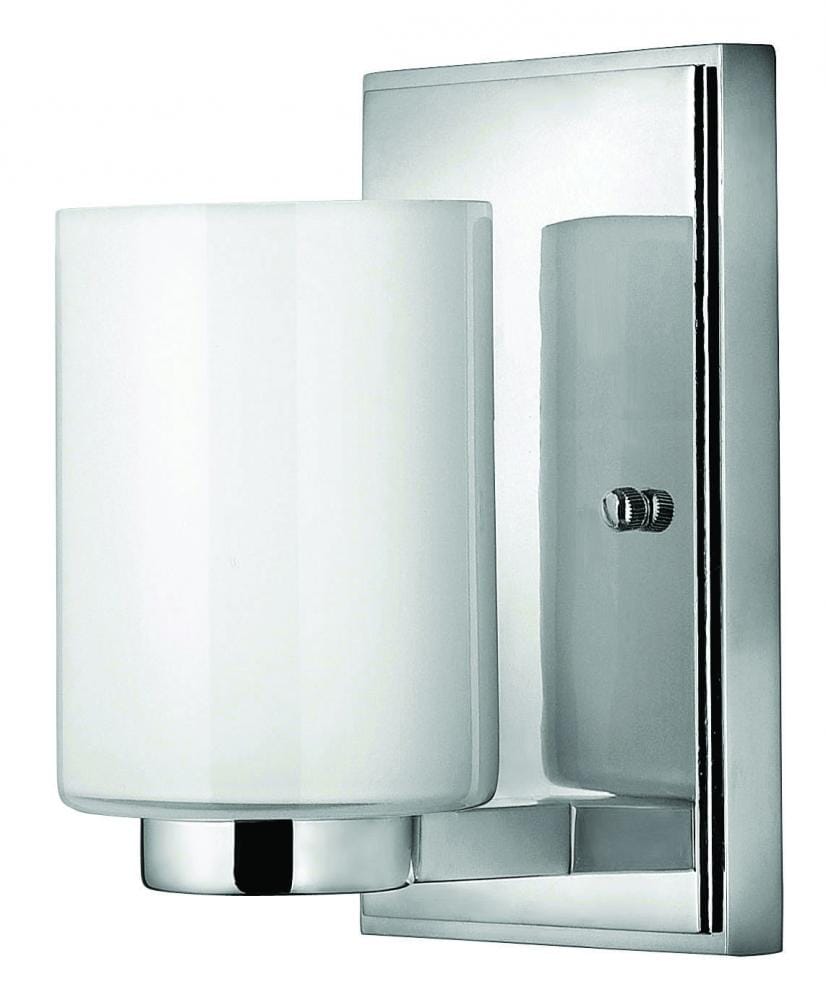 Hinkley Miley 1-Light Bathroom Wall Sconce in Chrome