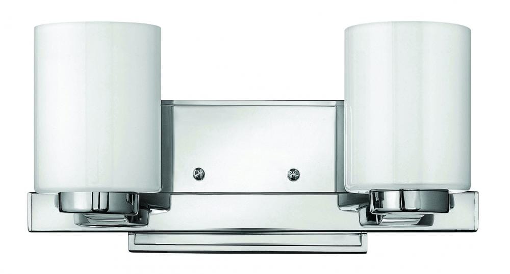 Hinkley Miley 2-Light Bathroom Vanity Light in Chrome